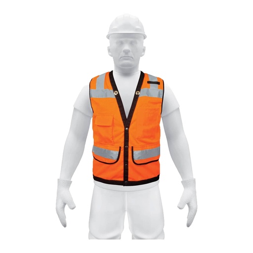 [HC13430] TRUPER CHALECO DE SEGURIDAD REFORZADONARANJA