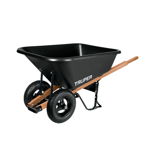 [HC104393] TRUPER CARRETILLA TP-8 LIGERAPLASTICO MADERA 8FT NEGRA