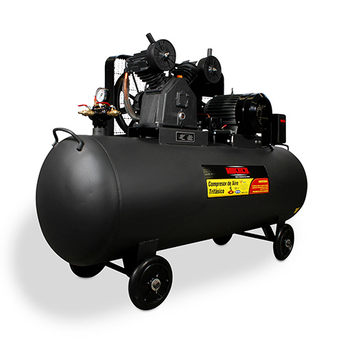 [HC104860] MIKELS COMPRESOR DE AIRE 5HP  300LT TRIFASICO CAT-5HP