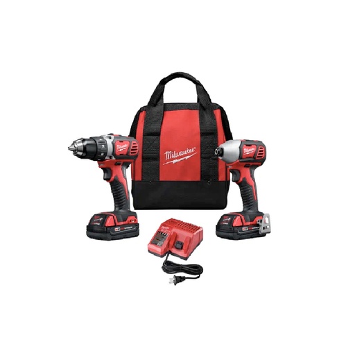 [HC106352] MILWAUKEE COMBO 2691-22 18V TALADRO ATORN + ATORN IMPACTO