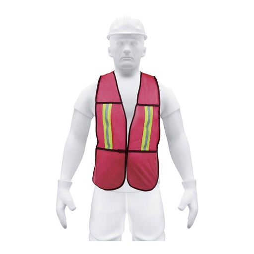 [HC106153] PRETUL CHALECO CHS-200R ROJO C/CINTAS DOBLES 3/4" A.V. UNIT