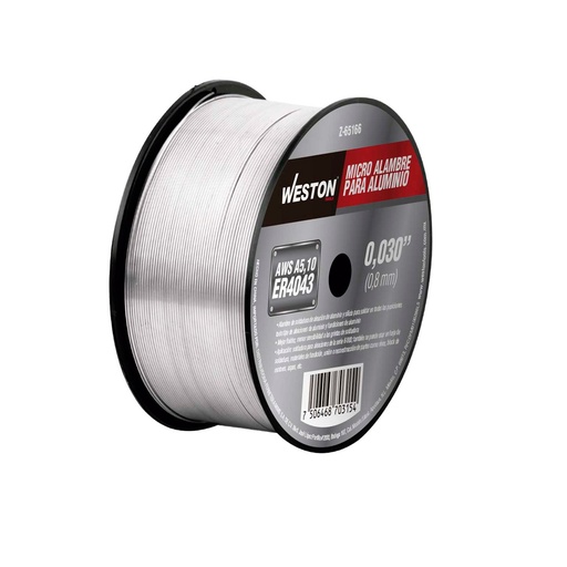 [HC106189] WESTON MICRO ALAMBRE P/ALUM   4043 .030" 1/2KG MIG Z-65166