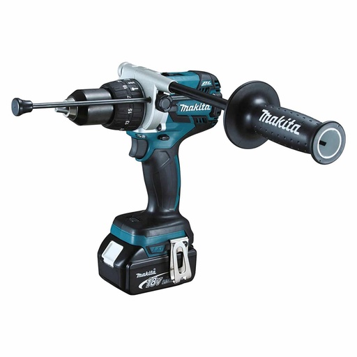 [HC106611] MAKITA ROTOMARTILLO ATOR 1/2" 18V 5.0Ah DHP481RTJ CARG/2BAT
