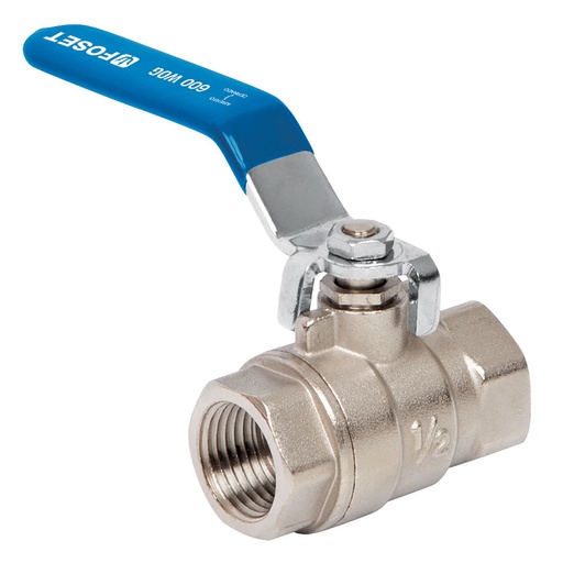 [HC99879] FOSET VALVULA BOLA ROSCABLE   013MM 1/2" LATON ALTA PRESION