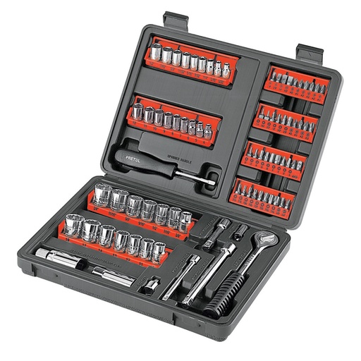 [HC107076] PRETUL JGO MATRACA SET-90 81PZ