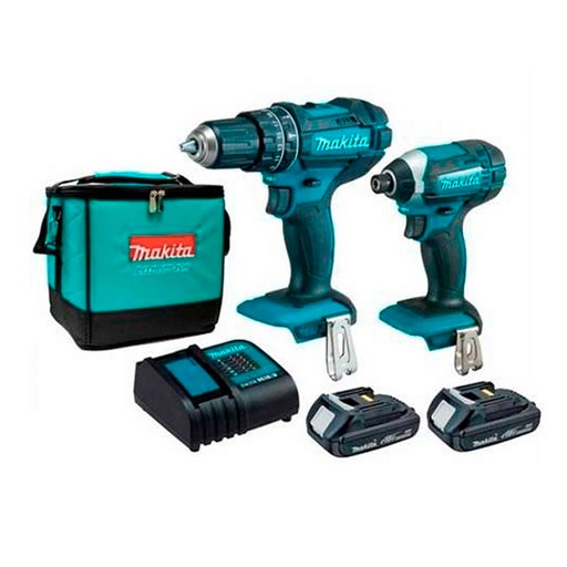 [HC106597] MAKITA COMBO DLX2131SY ROTOMARDHP482+ATOR DTD152+2BAT/CARG