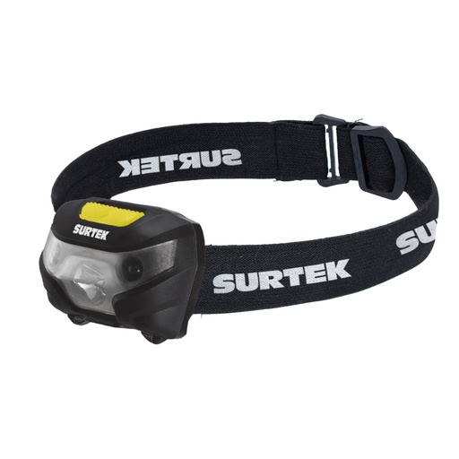 [HC119655] SURTEK LINTERNA 135909 LED P/CABEZA RECARG C/CABLE USB