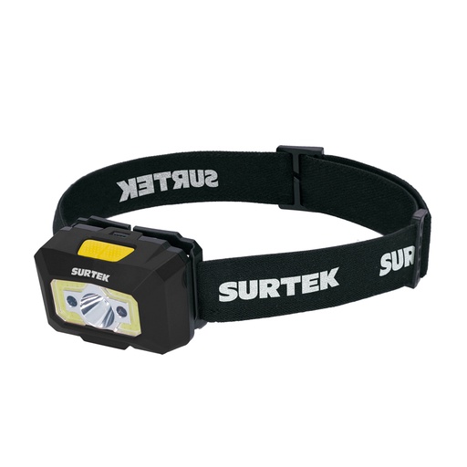 [HC119656] SURTEK LINTERNA 135911 LED P/CABEZA RECARG C/CABLE USB