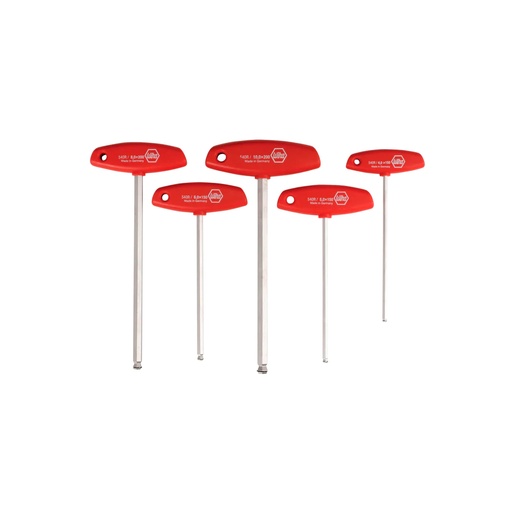 [HC119731] WIHA JGO LLAVE HEX T DE BOLA 54090 5 PZAS MAGIC RING