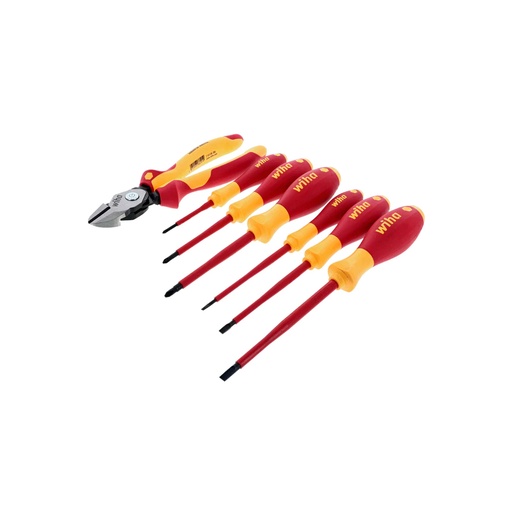 [HC119733] WIHA JG DESARMADORES          Y PINZA AISLADOS 1000V 7PZ