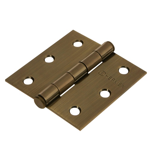 [HC13149] HERMEX BISAGRA CUADRADA 2-1/2 LATON ANTIGUO