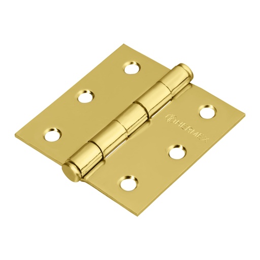 [HC13148] HERMEX BISAGRA CUADRADA 2-1/2LATONADO PLANA