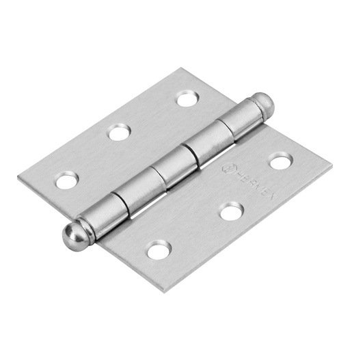 [HC13152] HERMEX BISAGRA CUADRADA 2-1/2MATE REDONDA