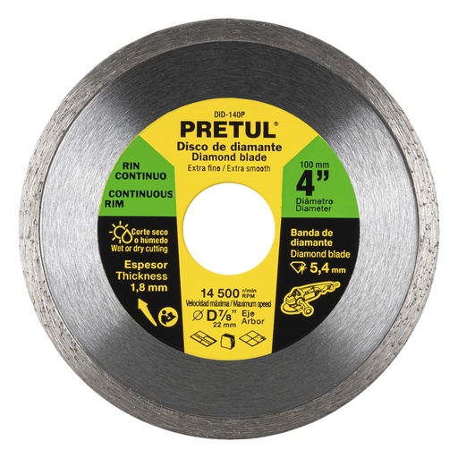 [HC13644] PRETUL DISCO DE DIAMANTE RIN CONTINUO4