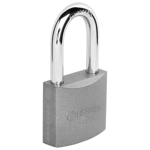 [HC13425] HERMEX CANDADO METALICO 45MMGANCHO LARGO