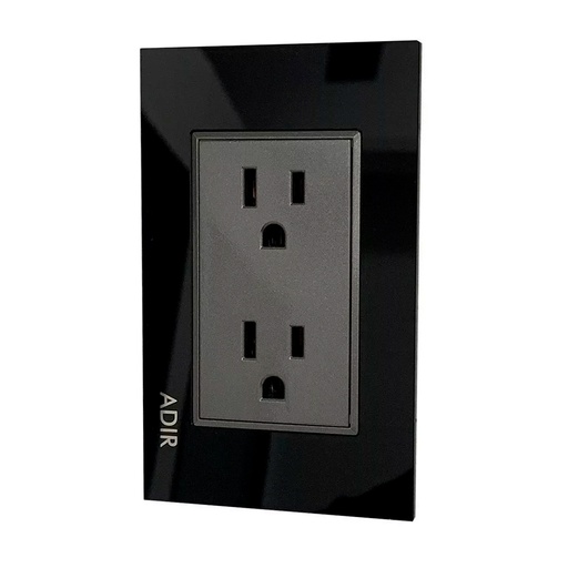 [HC111285] PLACA 2 CONTACTOS ATERRIZADOS CRISTAL NGO. PALERMO-TIFFANY