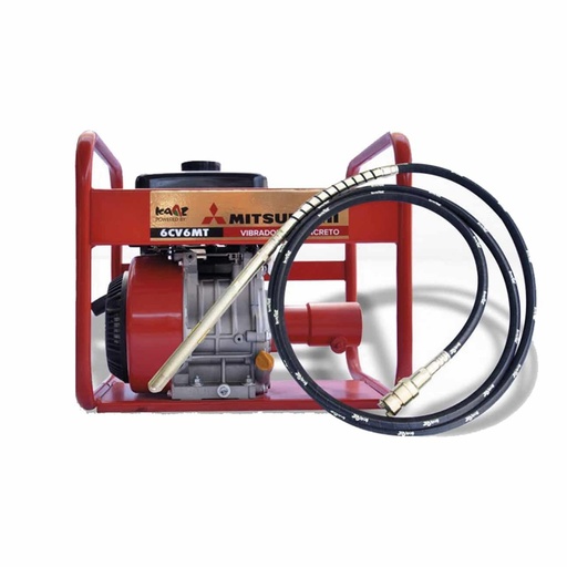 [HC112124] MITUSBISHI VIBRADOR A GASOL   6.0HP C/CHICOTE 6MT KAAZ