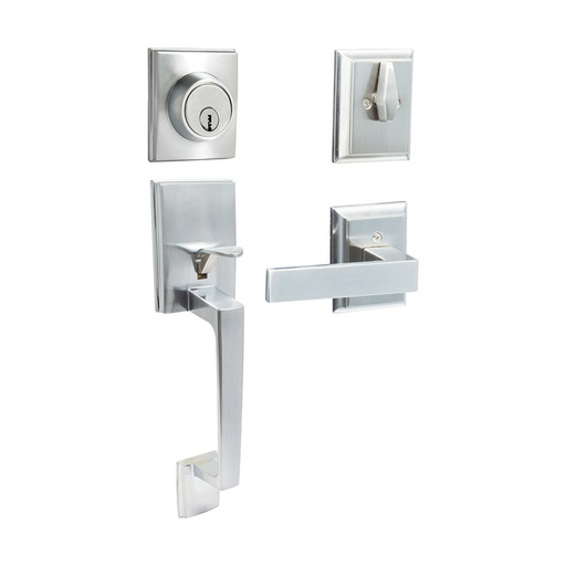 [HC117273] LOCK CERRADURA GATILLO        ENTRADA NIQUEL SAT KEYST DOB 1