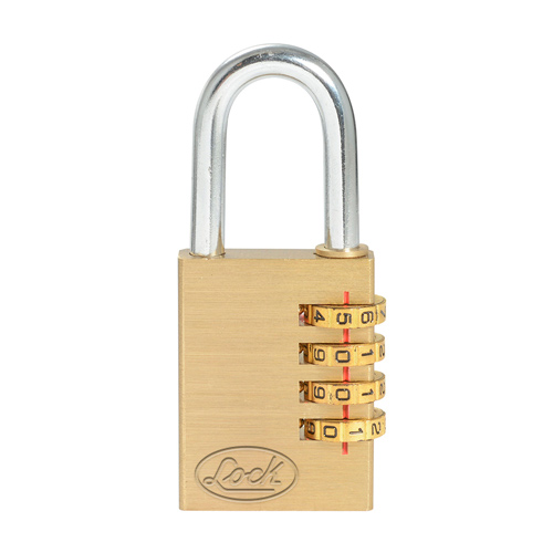 [HC06947] LOCK CANDADO LATON 30MM COMB  PROGRAMABLE 11CA