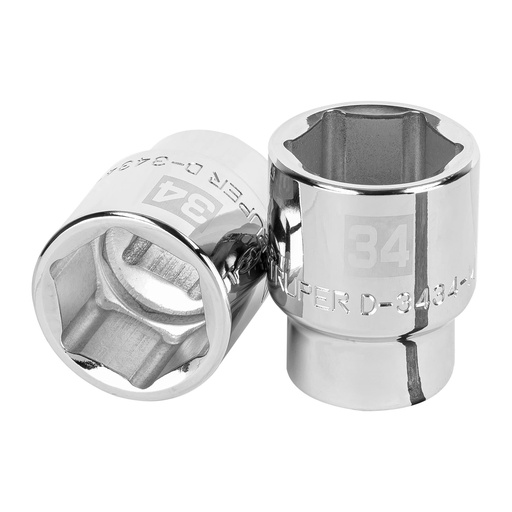 [HC118844] TRUPER DADO 3/4X32MM D-3434-M6PTS CORTO