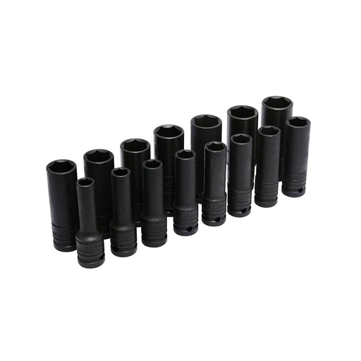 [HC15136] URREA JGO DADOS 10PZ 1/2"     IMPACTO MET PARED DELG 73214MD