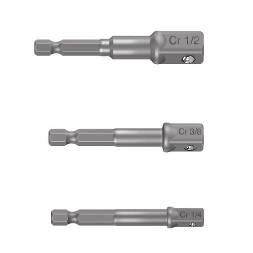 [HC120290] TRUPER JGO ADAPTADOR 3PZ      2-3/4" P/DADOS ADA-3