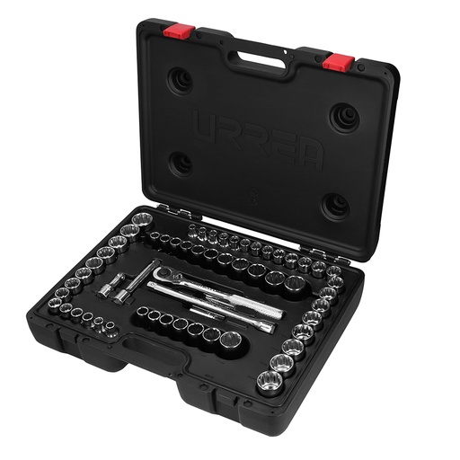 [HC124186] URREA JGO DADOS Y ACCESORIOS 60PZS5400PD 1/2