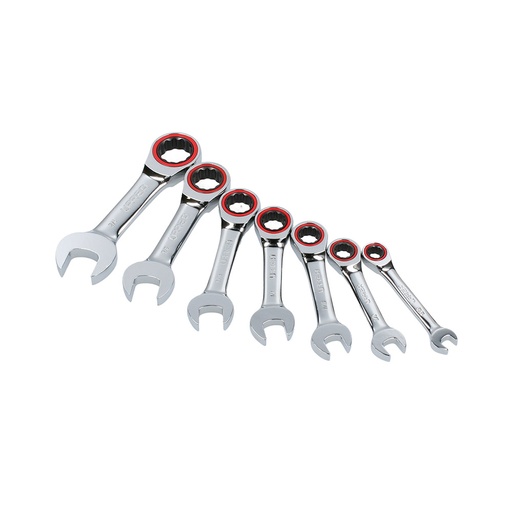 [HC122717] URREA JGO LLAVES COMBINADAS 12MS7 7PZ DE MATRACA FLEX