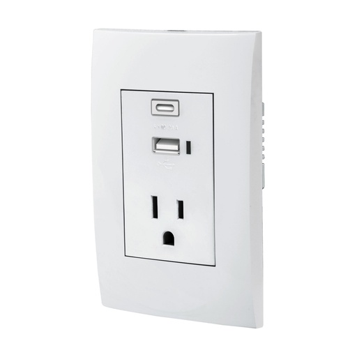 [HC13548] VOLTECK CONTACTO COUSB-OB 2 PUERTOS USB Y POLOS 48313