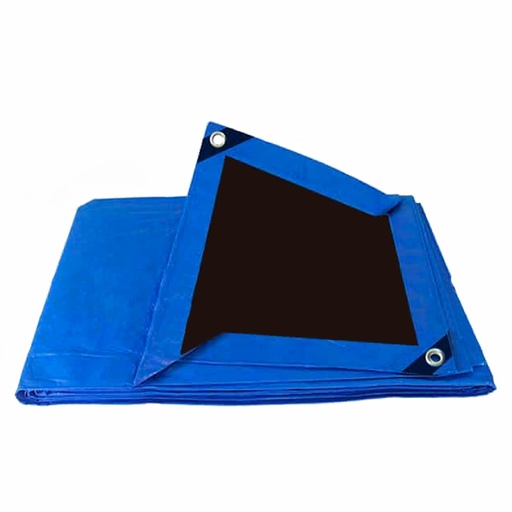[HC121540] BULL POWER LONA POLIETILENO   AZUL 4X5M