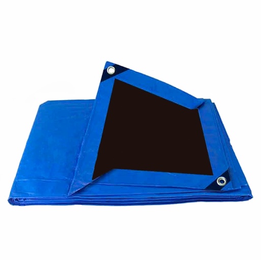 [HC121542] BULL POWER LONA POLIETILENO   AZUL 5X6M
