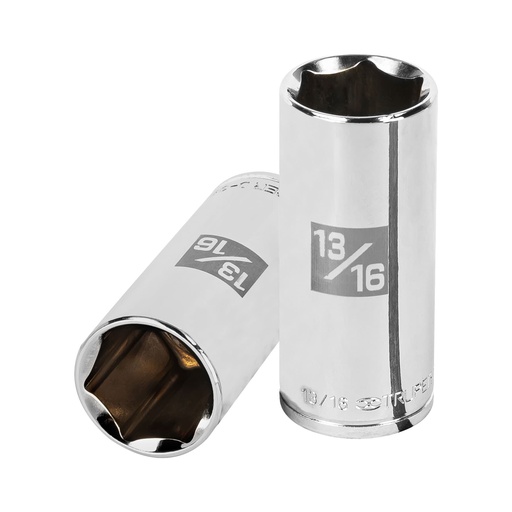 [HC13621] TRUPER DADO 6 PTAS D-3826-HL 13/16DADLARGO CUADRO 3/8