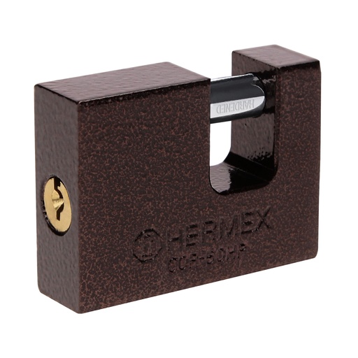 [HC13528] HERMEX CANDADO COR-50HP 50MM ANTIPALANCA CUERPO HIERRO