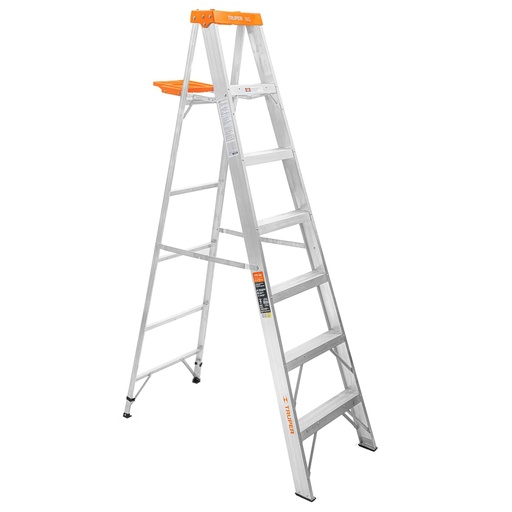 [HC21864] TRUPER ESCALERA D/TIJERA      6 ESC./7FT ALUM-T-II EST-26