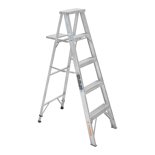 [HC21867] TRUPER ESCALERA D/TIJERA      4 ESC./5FT ALUM-T-II ESTA-34