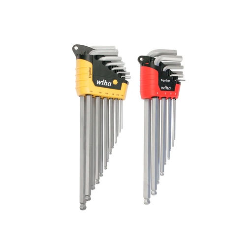 [HC125338] WIHA JGO LLAVES HEX "L"       22PZ LARGA PUNTA BOLA MIXTA