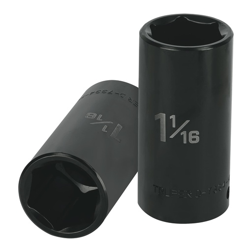 [HC22002] TRUPER DADO DE IMPACTO, 6 PUNTAS, CUADRO 1/2 DE 1-1/16 D-7