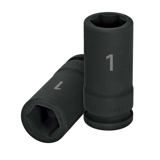 [HC21995] TRUPER DADO IMPACTO, LARGO, 6 PUNTAS, CUADRO 3/4 DE 1 D-75