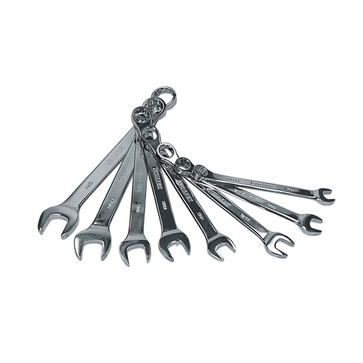 [HC125285] SURTEK JGO 8 LLAVES COMB METR 100524 PULIDO 12PUNTAS C/ESTUC