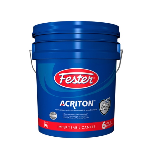 [HC125292] FESTER IMPERMEABILIZANTE      ACRITON 06AÑOS ROJO 19LT