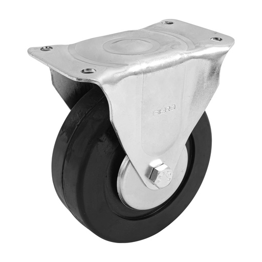 [HC125468] RODAJA HULE RO-116 6" PLACA FIJA C/BALERO
