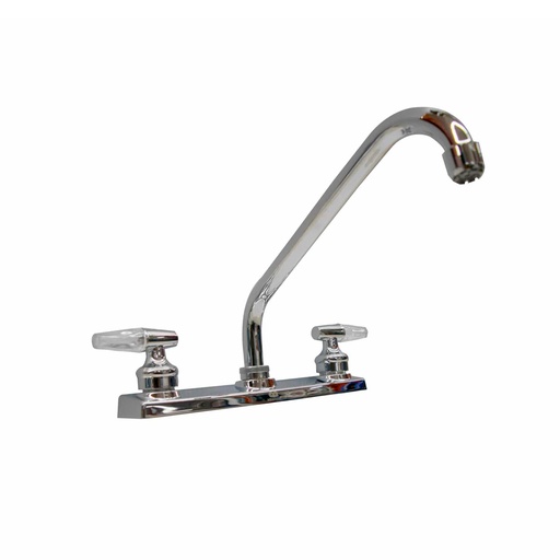 [HC125595] AQUAFLOW MEZCLADORA AQF-0421 P/FEGADERO CROMO CRYSTAL