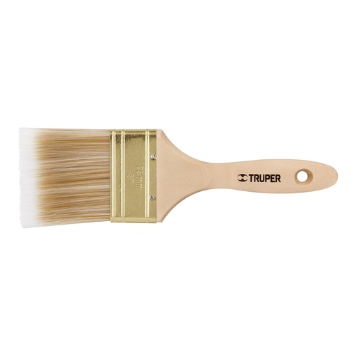 [HC99610] TRUPER BROCHA MANGO D/MADERA  3" BRT-3S