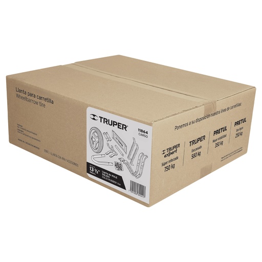 [HC21261] TRUPER ACCESORIOS Y LLANTA CARSOP/CARRETILLA 14"