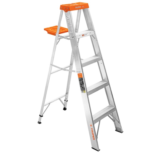 [HC20954] TRUPER ESCALERA D/TIJERA      4 ESC./5FT ALUM-T-II EST-24
