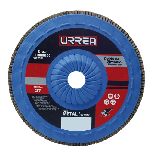 [HC103503] URREA DISCO LAMINADO 7 FD78P GRANO 80