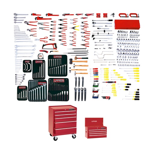 [HC105437] URREA JGO HERRAMIENTA 399PZ   MAESTRO INDUSTRIAL C/GABINETE