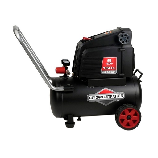 [HC126111] B&S COMPRESOR 0300641 1.5HP 6GAL 40-90PSI LIBRE DE ACEITE