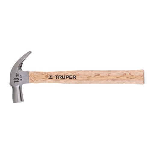 [HC126412] TRUPER MARTILLO MAC-18 18MM CABEZA CONICA PULIDO MGO ENCIN