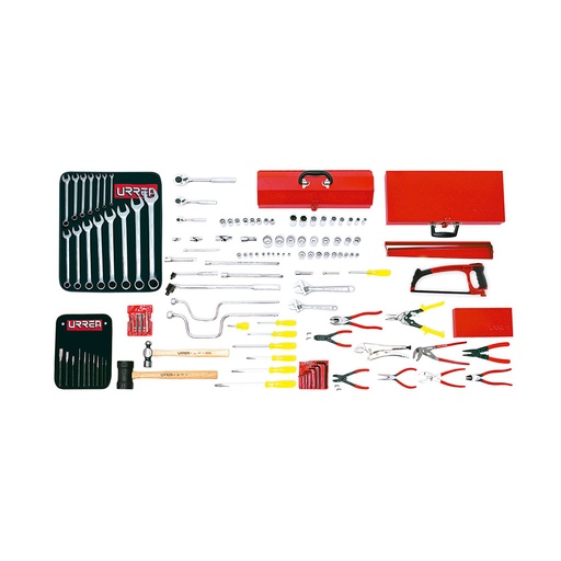 [HC15210] URREA JGO HERRAMIENTA 124PZ   BASICO INDUSTRIAL S/GABINETE